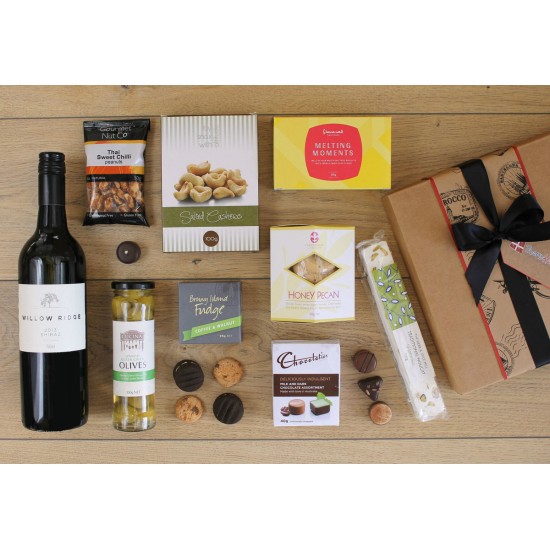 Red Wine and Assortments | Thanx Hampers